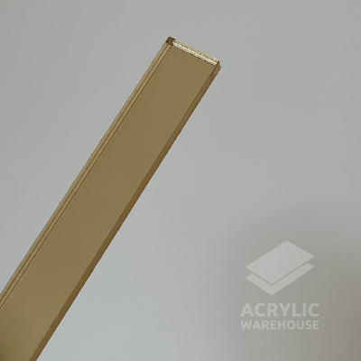 3mm Champagne Gold Mirror Acrylic 2440x1220mm (Grey Backing) AA