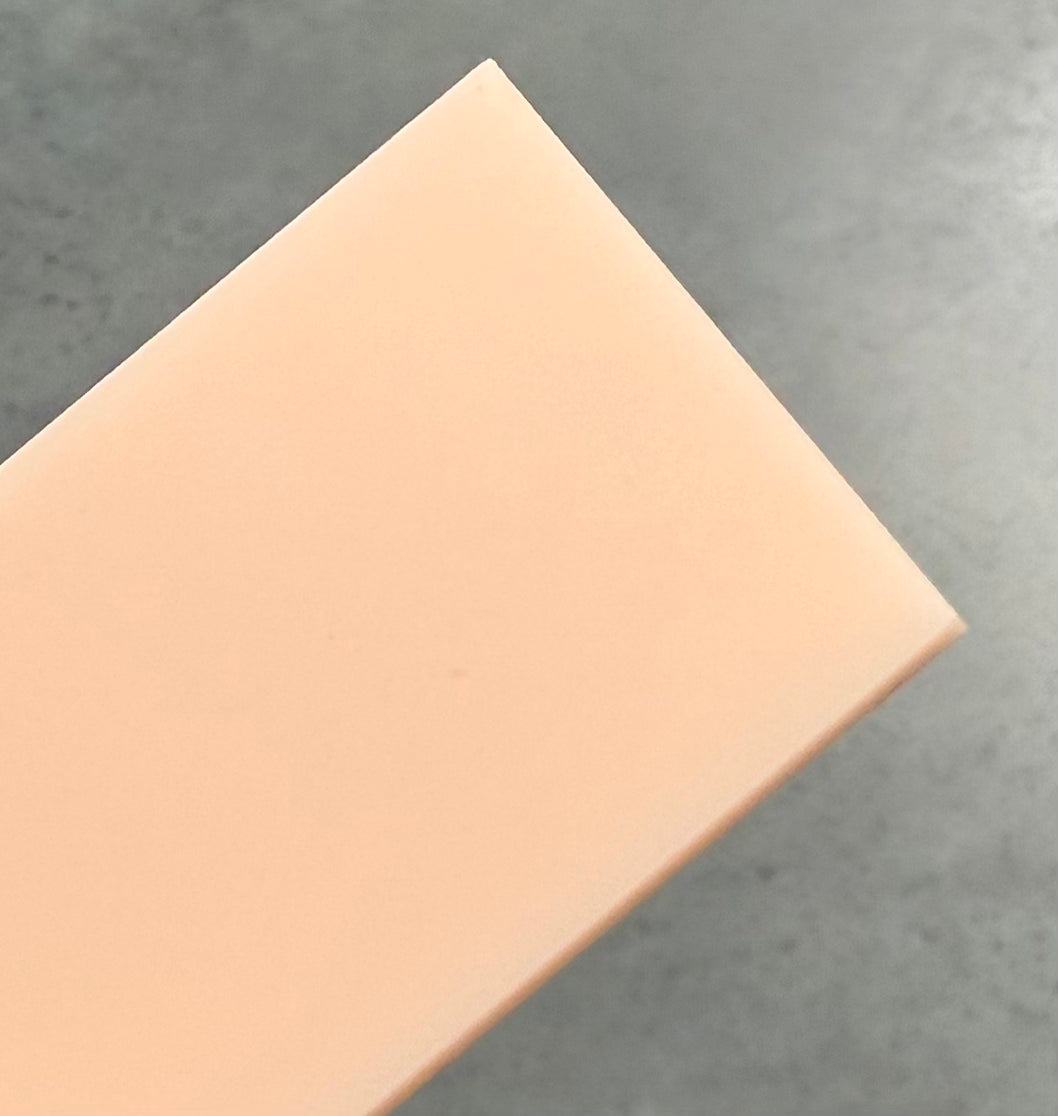 3mm Peach Acrylic 2425x1220mm (Matte/Gloss) AA