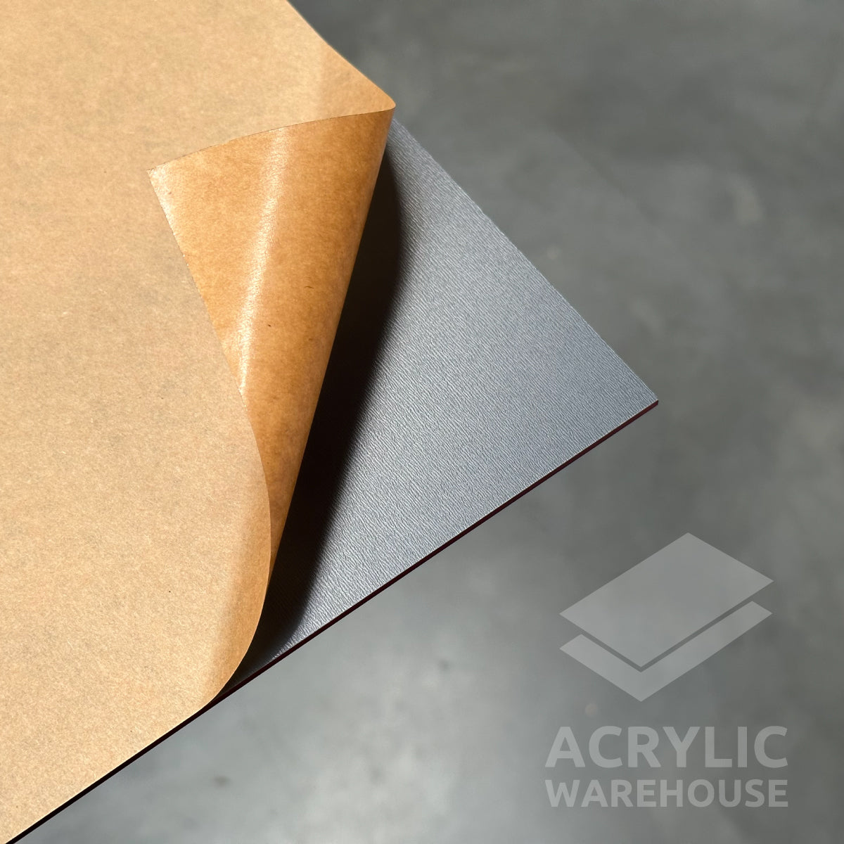 3mm Champagne Gold Mirror Acrylic 2440x1220mm (Grey Backing) AA