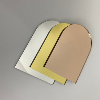 3mm Gold Mirror Acrylic 2440x1220mm (White Backing) AA