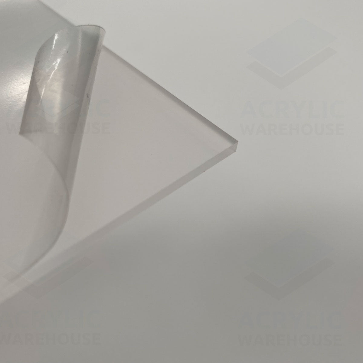 3mm Frosted Clear Acrylic 2400x1220mm (Matte/Matte) AA – Acrylic Warehouse