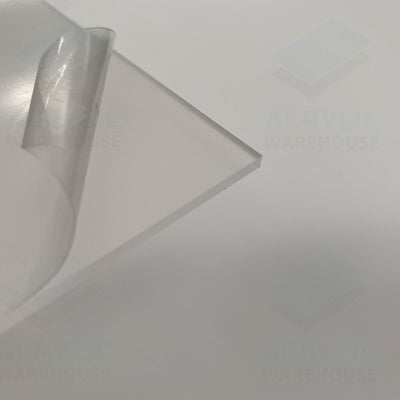 3mm Frosted Clear Acrylic 2400x1220mm (Matte/Matte) AA