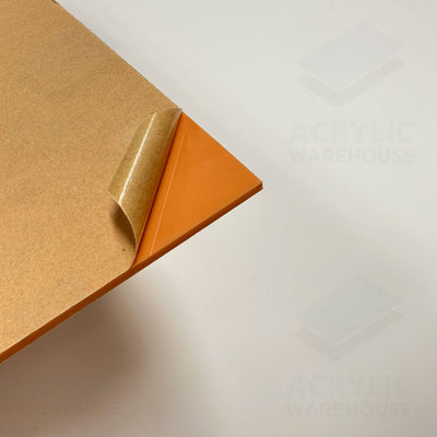 3mm Pastel Orange Acrylic 2400x1220mm (Matte/Gloss) AB