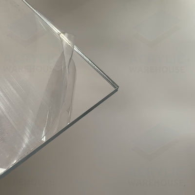 3mm Silver Mirror Acrylic 2440x1220mm (White Backing) AA